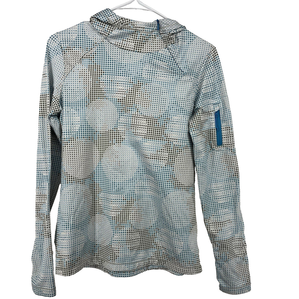 Lolë Lole Size M Athletic Pullover Hoodie‎ Geometric Long Sleeve Hiking Sweater